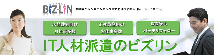 biz-lin ビズリン IT技術者のための案件情報サイト 情報は人と企業と世界を繋ぐ Information has link with the Business